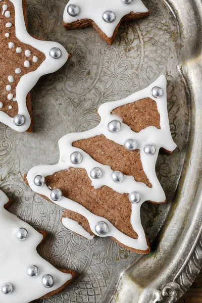 Galletas de jengibre de Navidad. —  Fotos de Stock