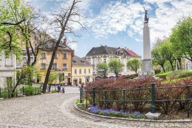 Cieszyn, Polonya - 16 Nisan 2016: Castle hill