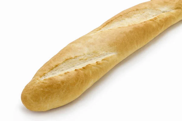 French baguette isolated on white. — Stock Photo, Image
