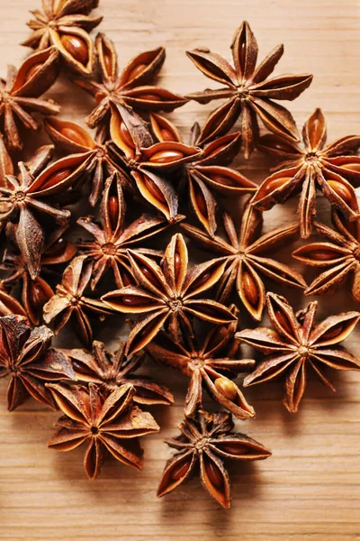 Anise semillas en mesa de madera . —  Fotos de Stock