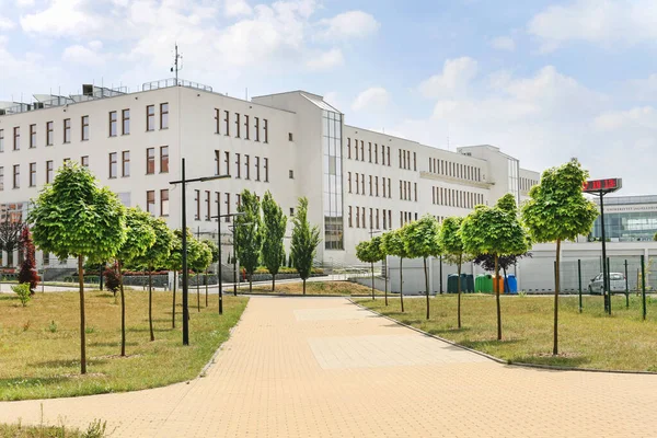 KRAKOW, POLONIA - 20 LUGLIO 2019: Università Jagellonica. Mod. — Foto Stock