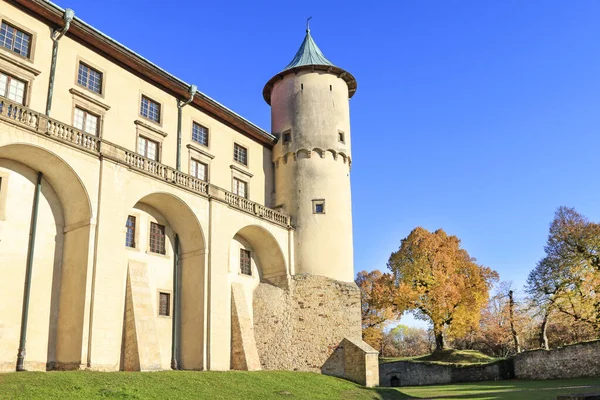 Novy Wisnicz, Poland - September 17, 2018：Old Royal castle — 图库照片