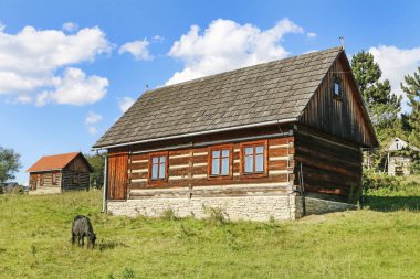 Kluszkowce, Polonya - 12 Eylül 2019: Açık Hava Müzesi