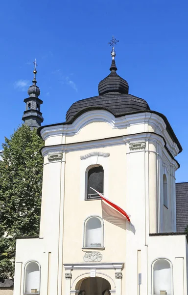 NOVA TARG, POLÓNIA - 12 de setembro de 2019: Igreja de Santa Catarina — Fotografia de Stock