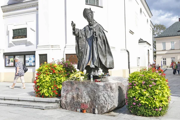 Statue of Dancing Goats on the Market Square in Nowy Targ