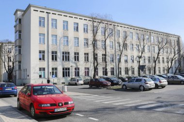 Krakow, Polonya - 12 Mart 2019: Agh Bilim ve Te Üniversitesi
