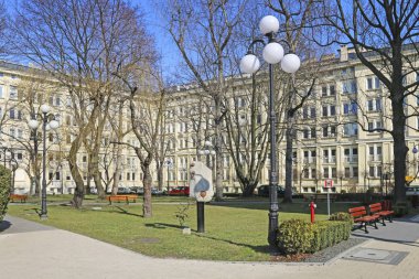 Krakow, Polonya - 12 Mart 2019: Agh Bilim ve Te Üniversitesi