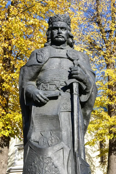 LIPNICA MUROWANA, POLAND - OCTOBER 14, 2019: Statue of polish ki — Stock Photo, Image