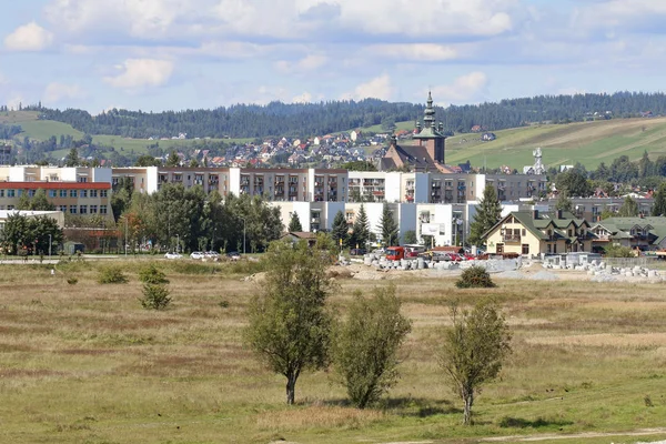 NOWY TARG, POLOGNE - 12 SEPTEMBRE 2019 : Vue panoramique de Nowy T — Photo