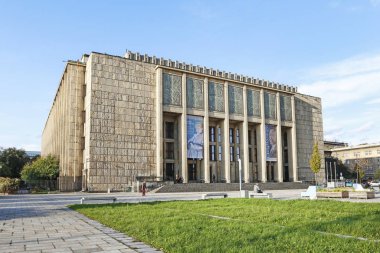 Krakow, Polonya - 10 Ekim 2019: Krakow 'daki Ulusal Müze
