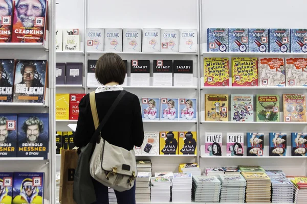 KRAKOW,POLAND - OCTOBER 27, 2019: International Book Fair — Stock Photo, Image