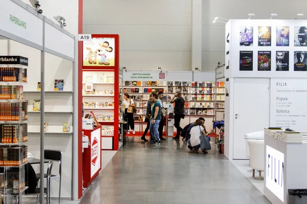 KRAKOW,POLAND - OCTOBER 25, 2019: International Book Fair — Stock Photo, Image