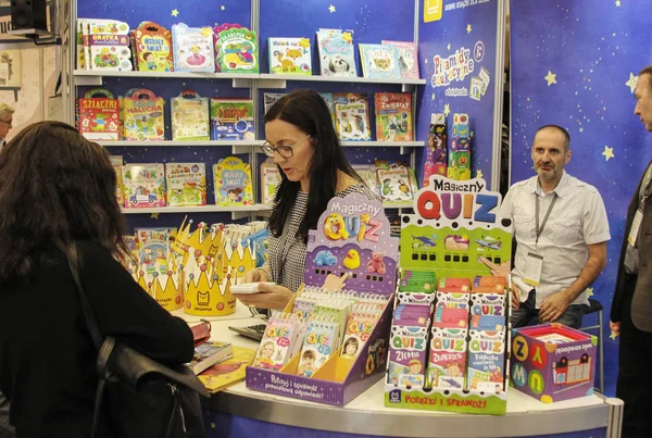 KRAKOW,POLAND - OCTOBER 25, 2019: International Book Fair — Stock Photo, Image