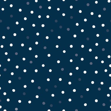 Koyu mavi arkaplan vektör deseninde küçük benekler.