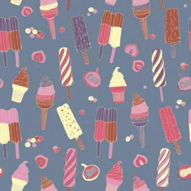 dondurma vintage kartı