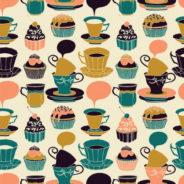 Çay saati arka plan.