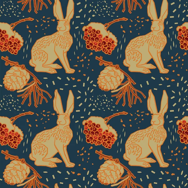 Estampado animal decorativo Navidad — Archivo Imágenes Vectoriales