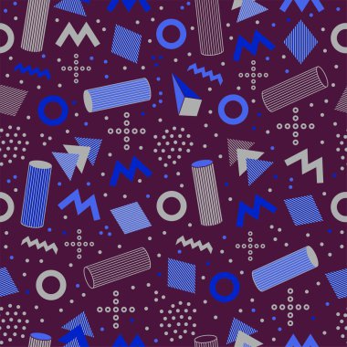 Dokulu retro arka plan, tekstil tasarımı için geometrik desen.