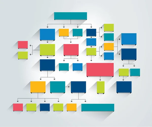 Tabell, schema, organisatör, planerare, anteckningsblock, tidsplan. Steg för steg mall, infographic. — Stock vektor