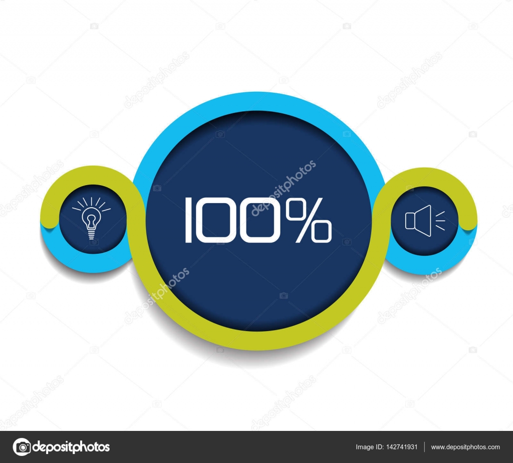 Circle first, second and third diagram, scheme, chart. 3 template for ...