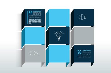 Tablo, grafik, zamanlama, metin afiş, şablonu. Infographics öğeleri.