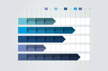 3 boyutlu grafik, grafik. Sadece renkler düzenlenebilir. Bilgi Grafikleri ögeleri.