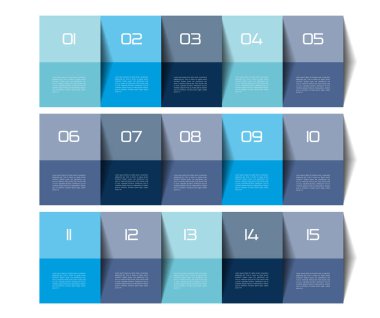 Zamanlama tablosu. Minimalist tarzı. Adım adım.