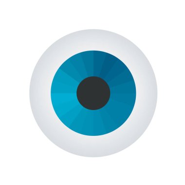 Stilize göz. Vektör işareti, şekli.