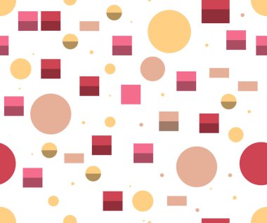 Minimalist geometrik tekrarlayan renk kalıbı. Arkaplan vektörü.