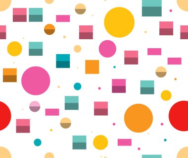 Minimalist geometrik tekrarlayan renk kalıbı. Arkaplan vektörü.