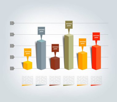 Grafik, grafik, 3d. Infographics.