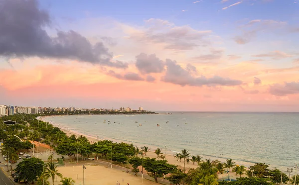 Nákupní pláž v Maceio, Alagoas, Brazílie  . — Stock fotografie