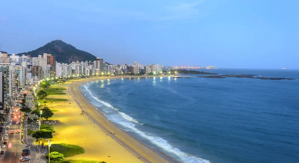 Het strand van de Costa in Vila Velha, Espirito Santo, Brazilië. — Stockfoto