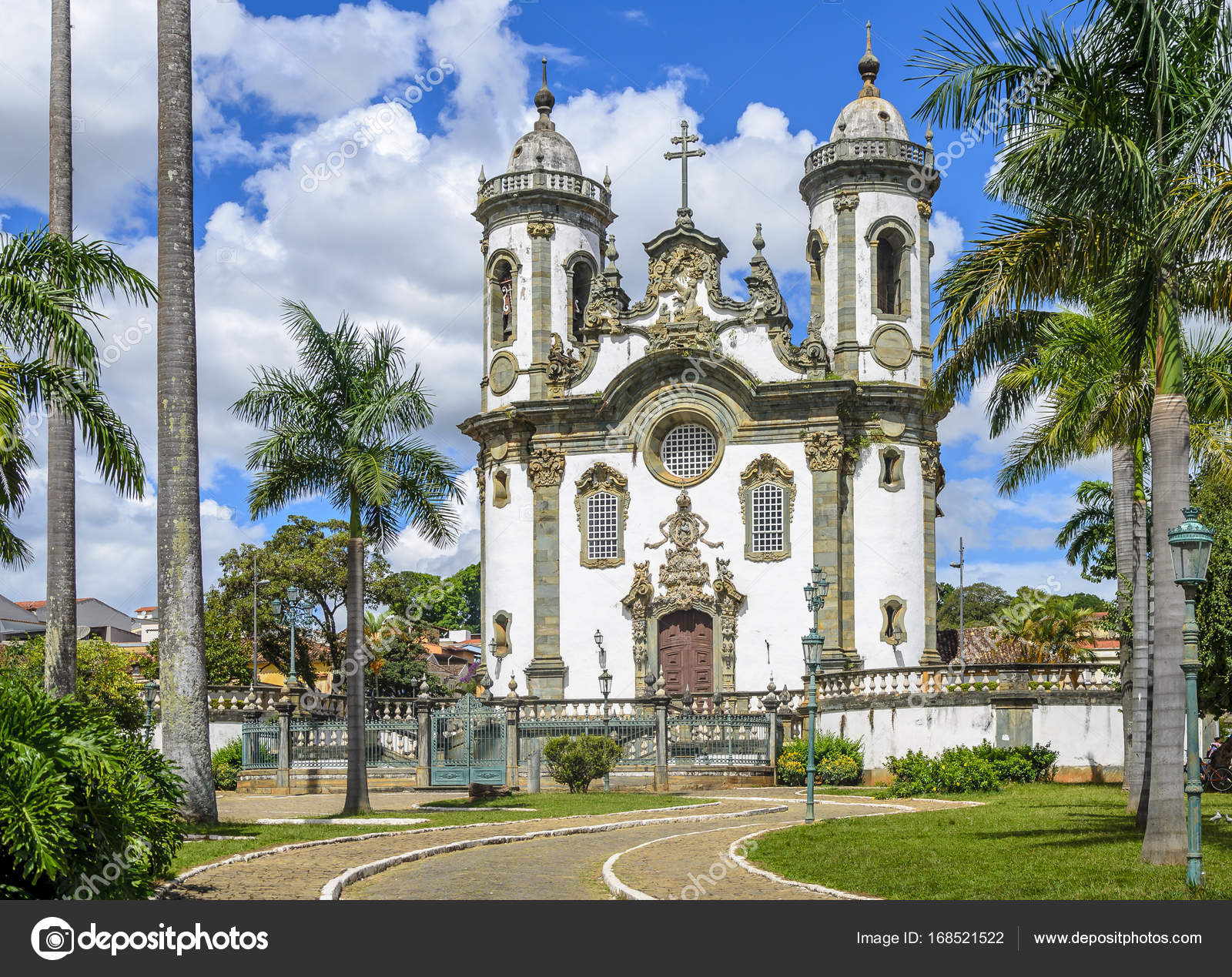 Sao Francisco Assis Church Sao Joao Del Rei Minas Gerais Stock Sao Francisco Assis Church Sao Joao Del Rei Minas Gerais Stock