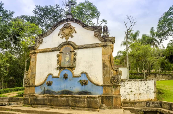 Tiradentes Minas Gerais Brazília Történelmi Szökőkút — Stock Fotó