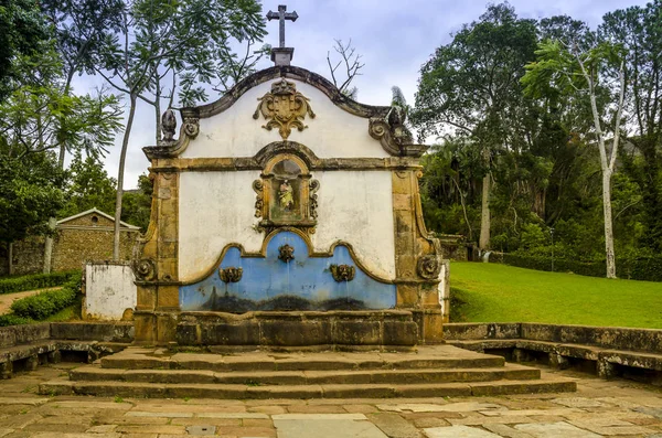 Tiradentes Minas Gerais Brasile Fontana Storica — Foto Stock