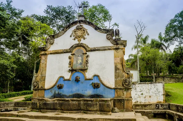 Tiradentes Minas Gerais Brazília Történelmi Szökőkút — Stock Fotó