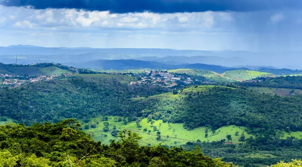 Vista Panorâmica Campo Estado Minas Gerais Brasil — Fotografia de Stock