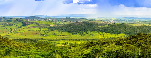 Vista Panorâmica Campo Estado Minas Gerais Brasil — Fotografia de Stock