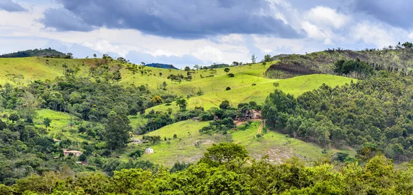 Vista Panorâmica Campo Estado Minas Gerais Brasil — Fotografia de Stock