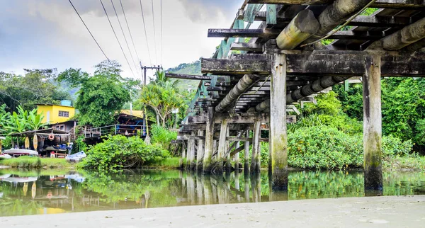 Puente Viejo Una Condición Apta Para Uso Juquei Brasil —  Fotos de Stock