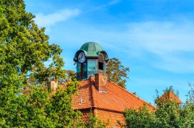 Kwidzyn At Aygırı 'ndaki tuğla binalar.