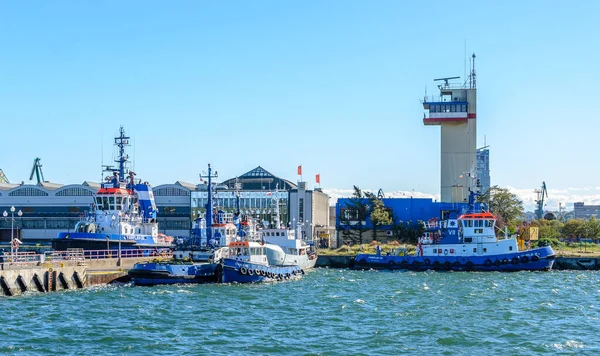 Gdynia Polska Wrzesień 2018 Przystań Biurze Kapitana Portu Portu Gdyni — Zdjęcie stockowe