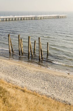 Baltık Denizi ve kışın, Avrupa Polonya gdynia orlowo İskelesi