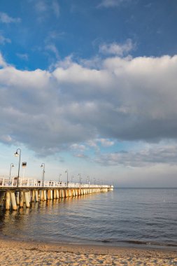 Baltık Denizi ve yaz aylarında, Avrupa Polonya gdynia orlowo İskelesi