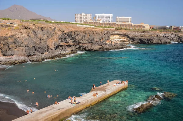 Nádherná pláž v Callao Salvaje na Tenerife, Španělsko — Stock fotografie