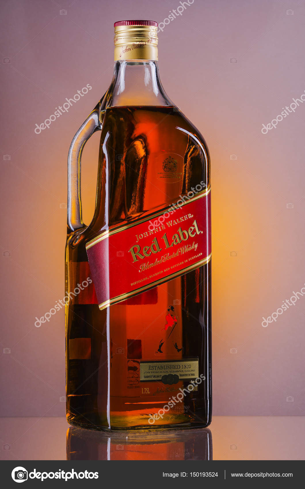 Johnnie Walker Red Label Blended Scotch Whisky, 1.75 L