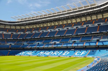 İspanya real Madrid'in Santiago bernabeu Stadyumu.