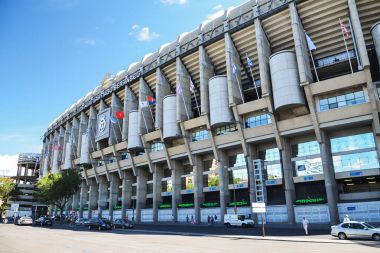 İspanya real Madrid'in Santiago bernabeu Stadyumu.