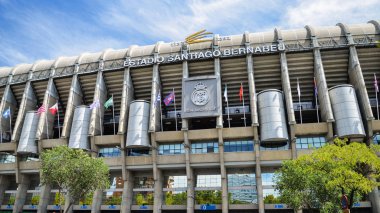 İspanya real Madrid'in Santiago bernabeu Stadyumu.